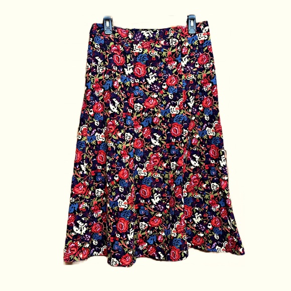 Christopher Banks Floral Skirt Fall/Winter Size 8 - Picture 9 of 9